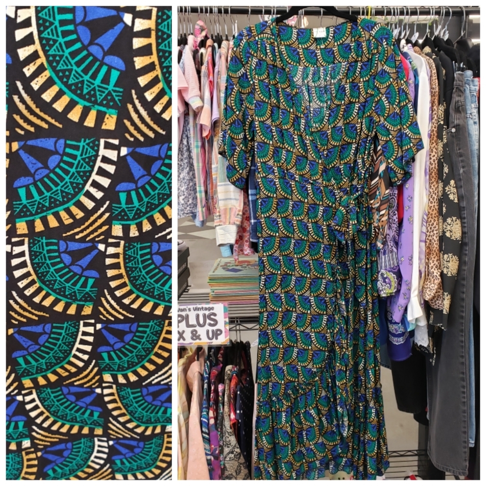 modern Silk & Salt Wrap Dress